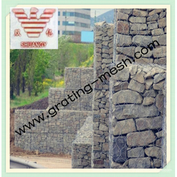 Galvanizado Hexagonal Gabion Caja / Gabion Caja de piedra